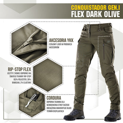 M-Tac tactical pants Conquistador Gen. I Flex