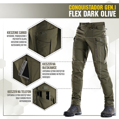 M-Tac tactical pants Conquistador Gen. I Flex