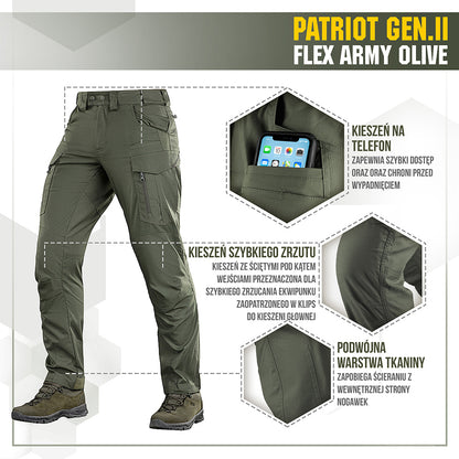 M-Tac tactical pants Patriot Gen II Flex