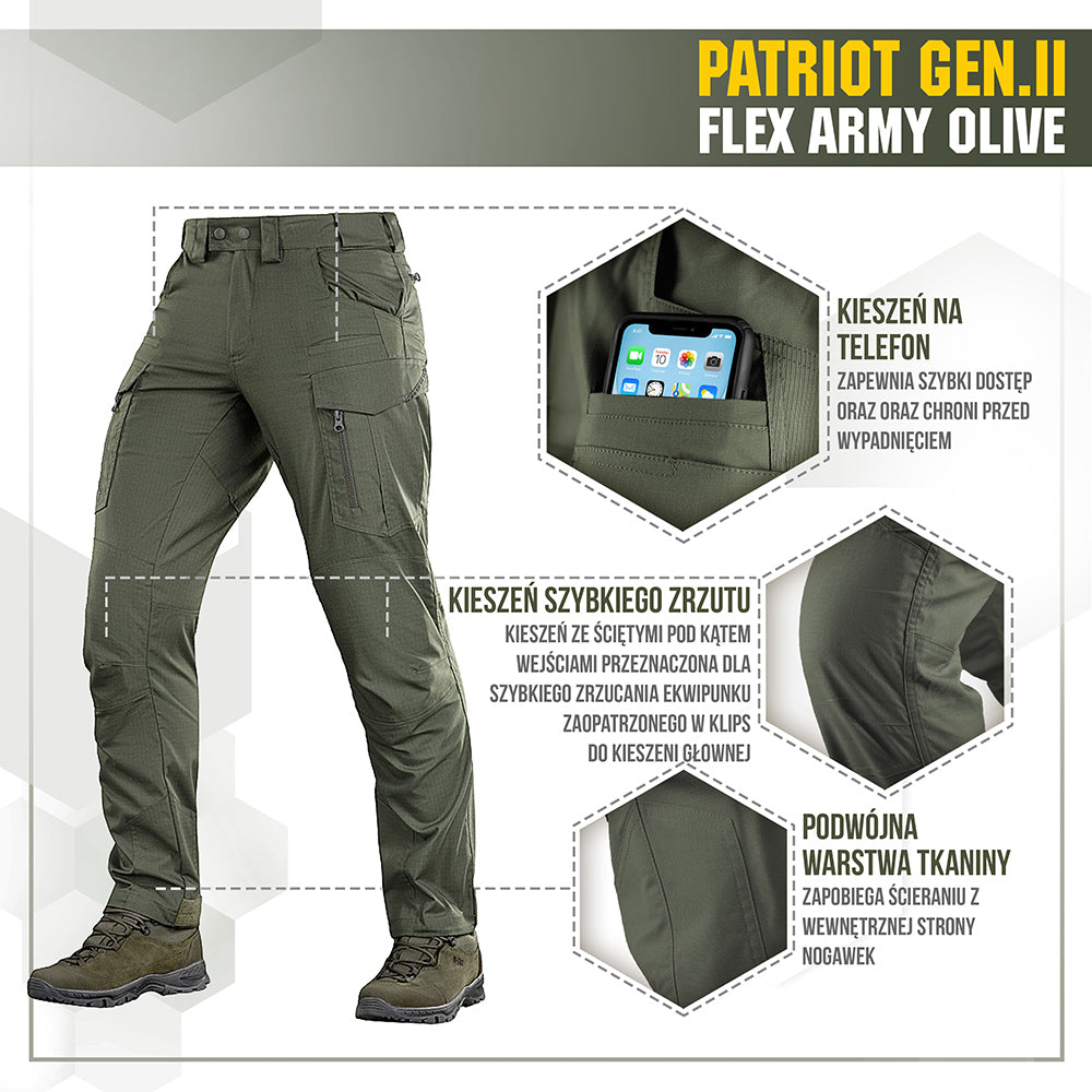 M-Tac tactical pants Patriot Gen II Flex