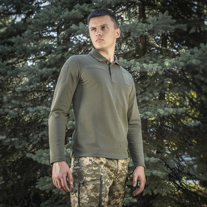 Tactical Polo Shirt Long Sleeve 65/35 Army Olive 3XL