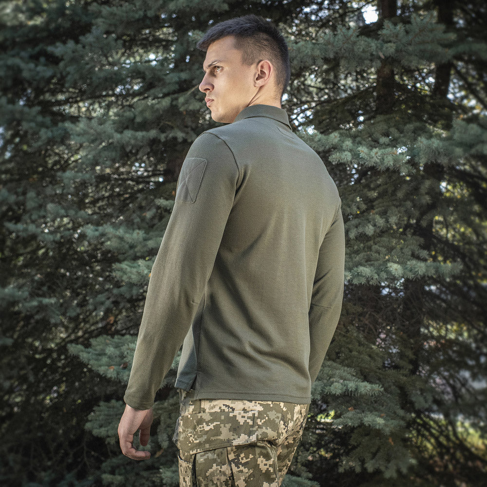 Tactical Polo Shirt Long Sleeve 65/35 Army Olive 3XL