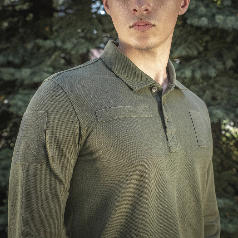 Tactical Polo Shirt Long Sleeve 65/35 Army Olive 3XL