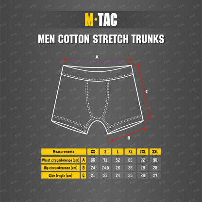 Men Cotton Stretch Trunks