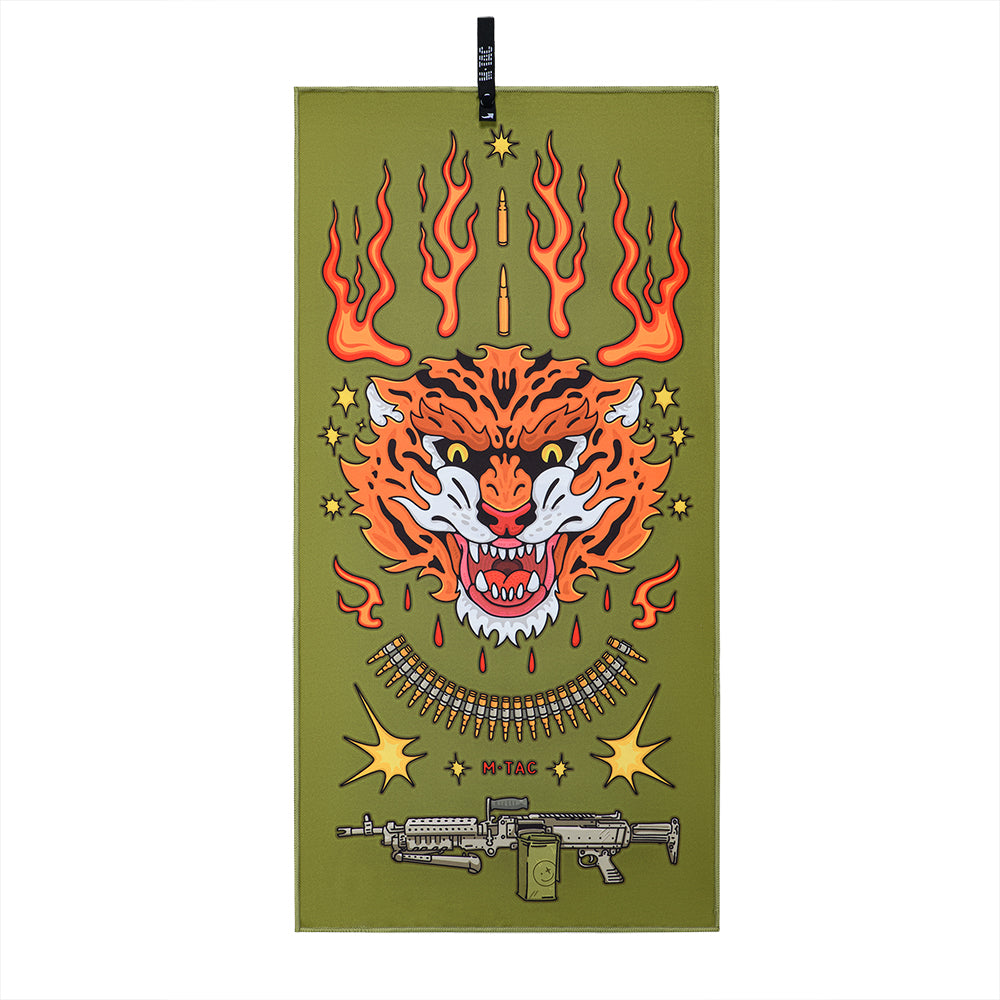 Microfiber Towel Tiger