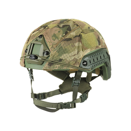 Helmet Cover With Shroud Cutout