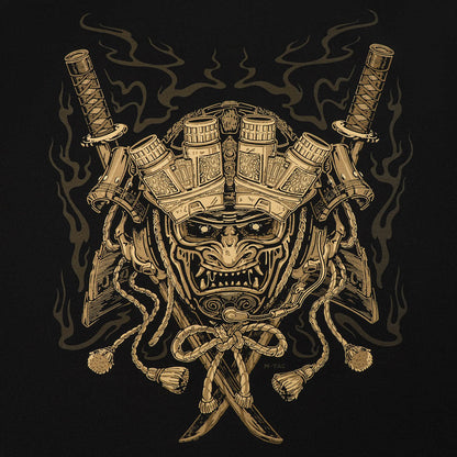 T-Shirt Gold Samurai Oversize