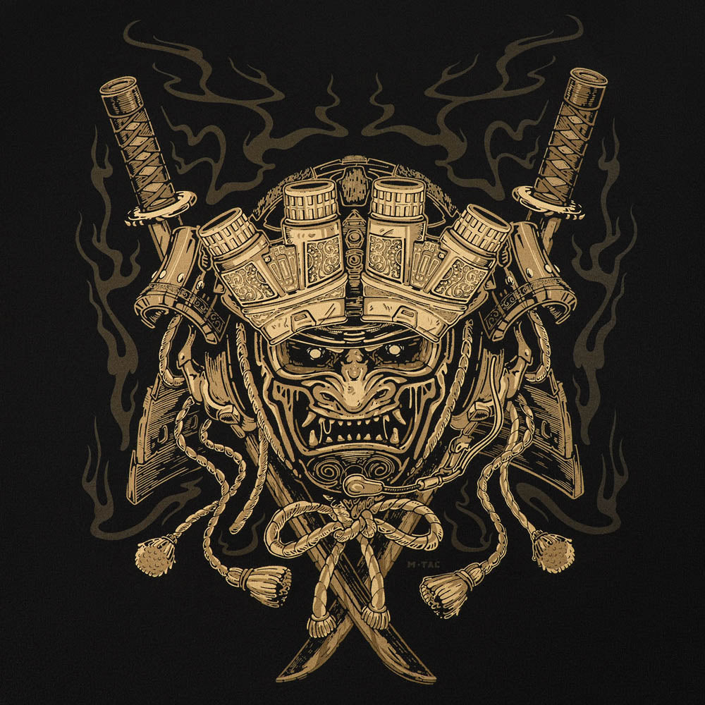 T-Shirt Gold Samurai Oversize