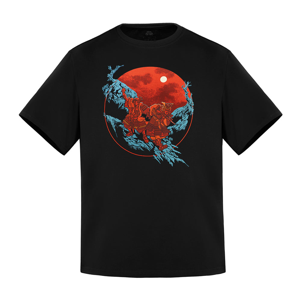 T-Shirt Two Samurai Oversize Cotton Hard